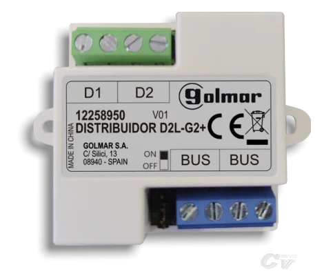 Golmar D2L-G2+ videodistribútor